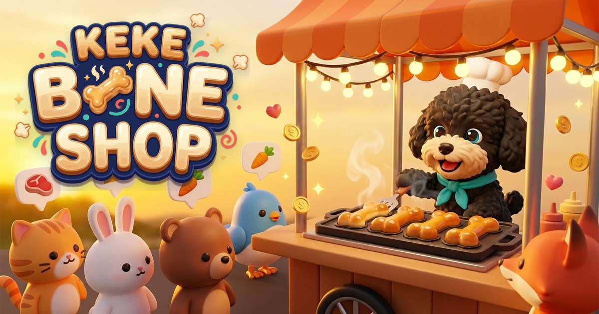 KEKE BONE SHOP 뼈다귀빵 장사 타이쿤 게임