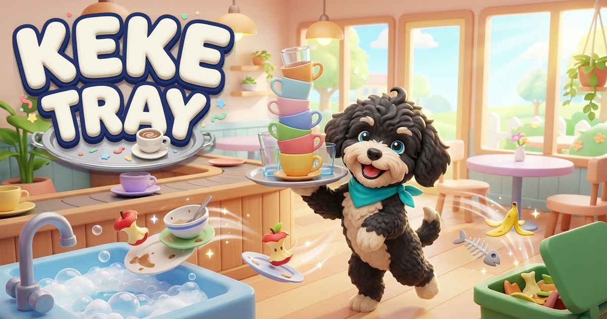 KEKE TRAY 쟁반 치우기 게임